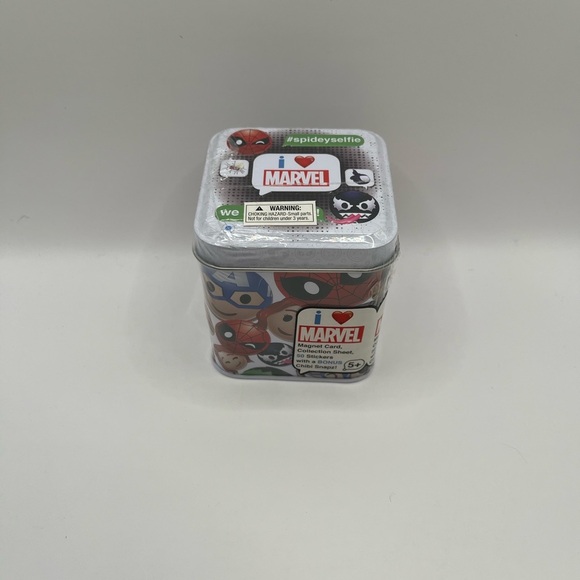 I Love Marvel Collectible Tin Magnet Card Stickers Chibi Snapz - Picture 1 of 3